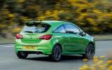 Vauxhall Corsa VXR rear cornering