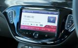 Vauxhall Corsa VXR infotainment system