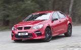 Vauxhall VXR8 GTS hard cornering