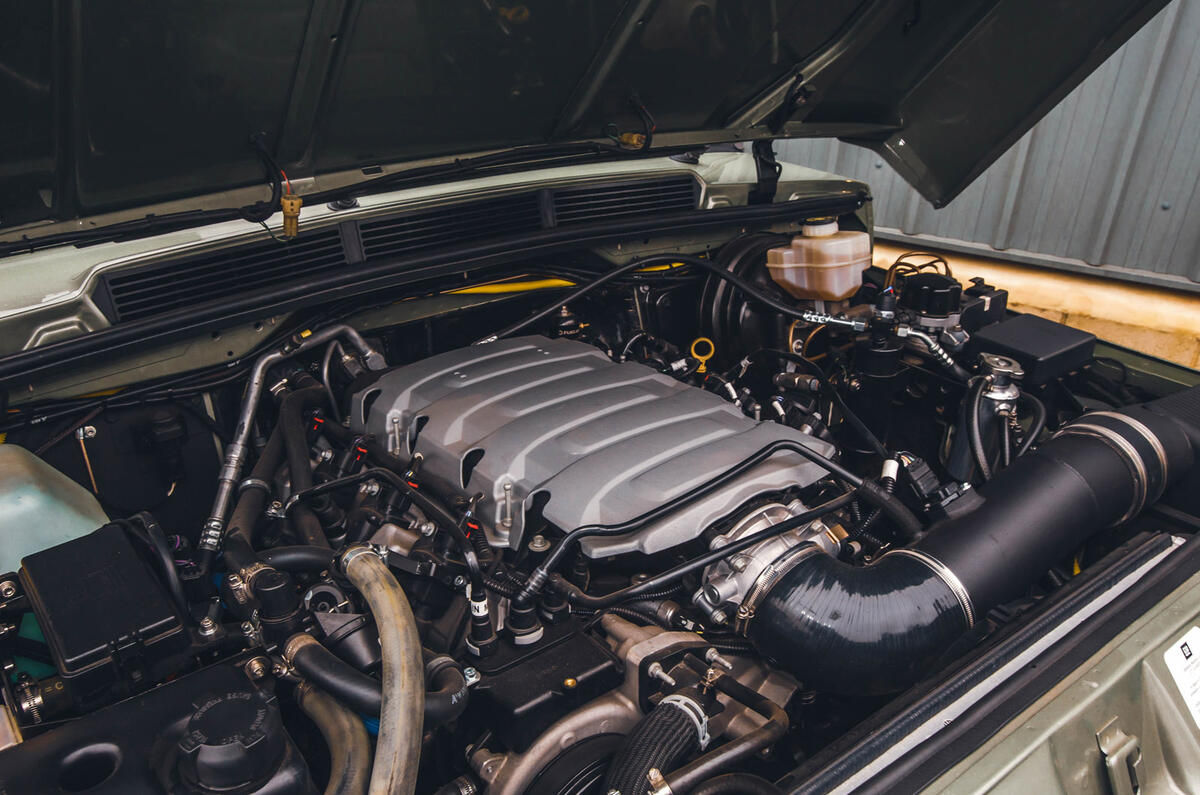 00105 JIA Range Rover Chieftain PHEV review 2024 V8 engine