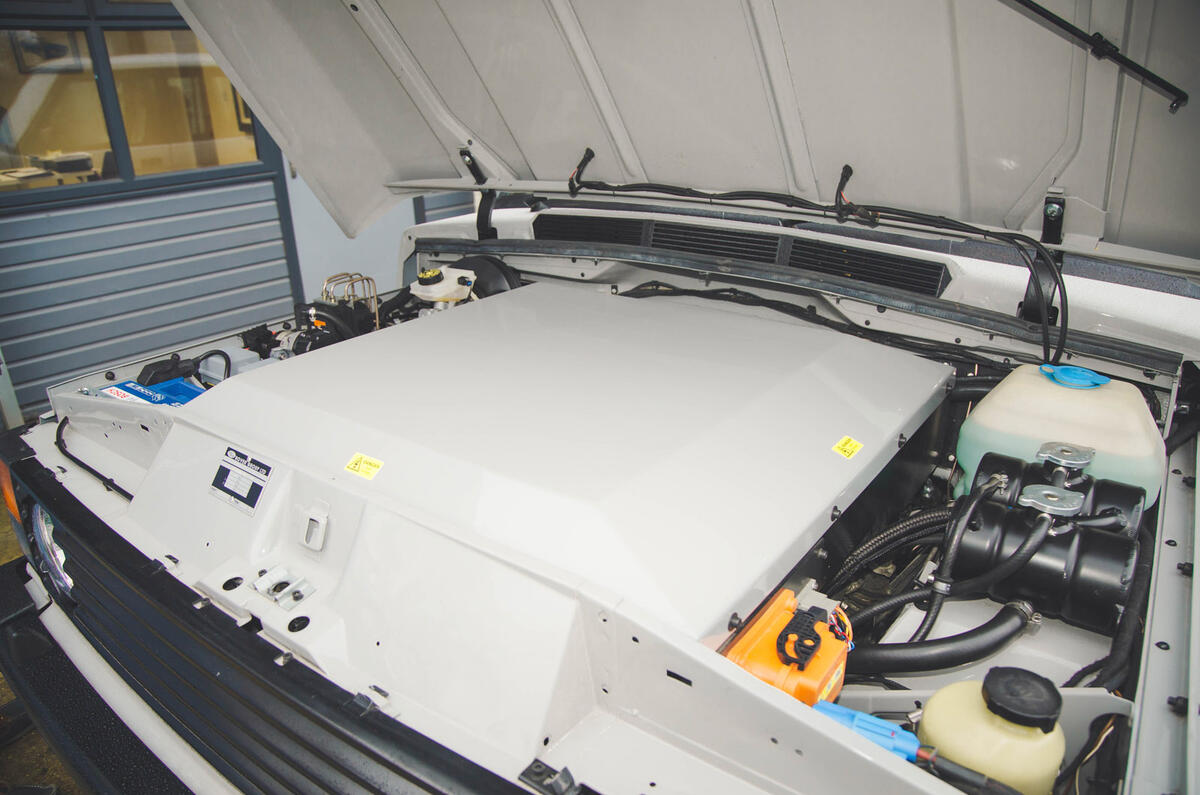 00114 JIA Range Rover Chieftain EV review 2024 battery pack motors