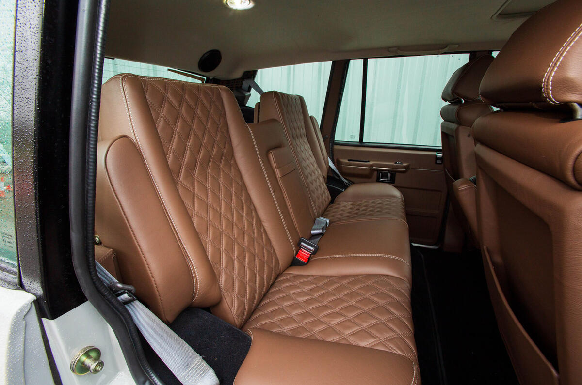 00133 JIA Range Rover Chieftain EV review 2024 rear seat