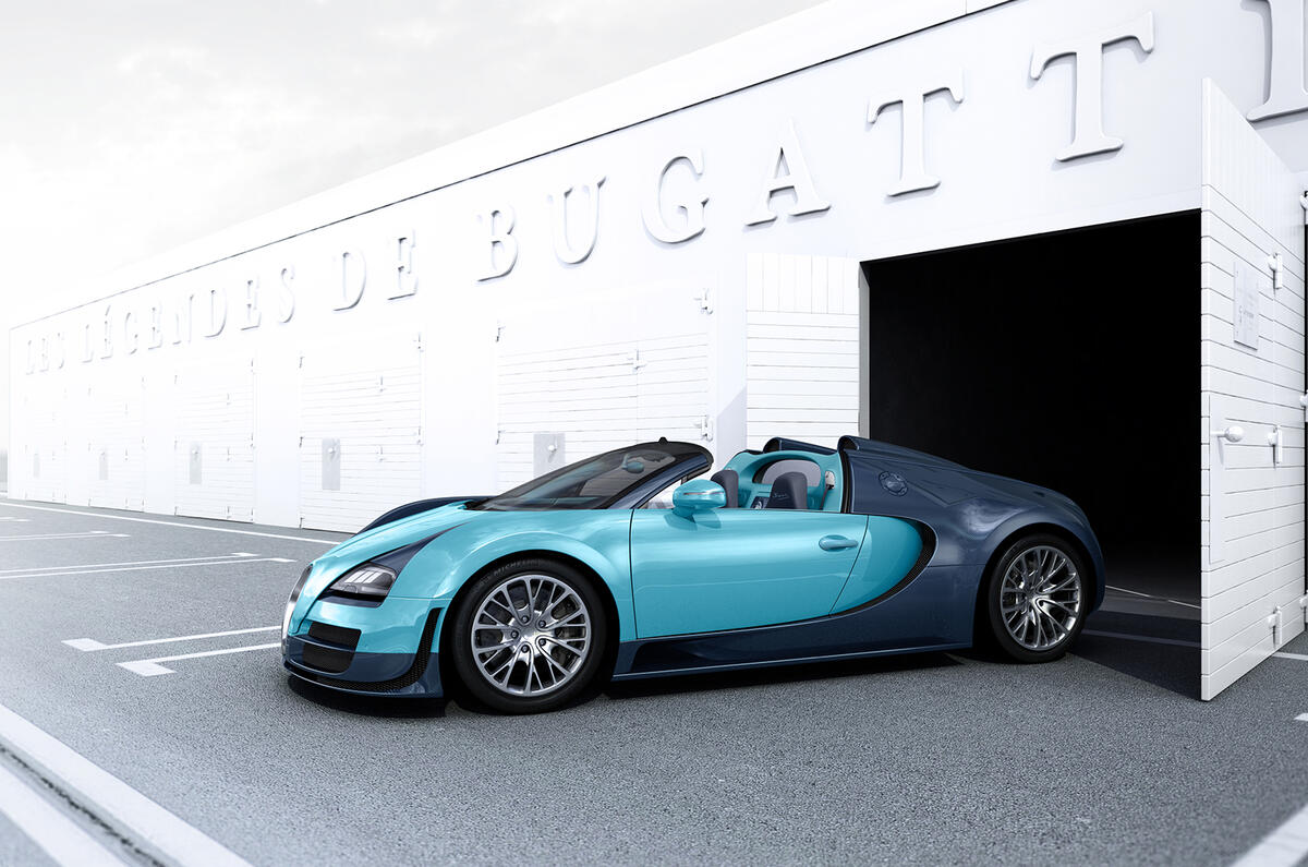 no title Bugatti launches six 'Legend' special editions