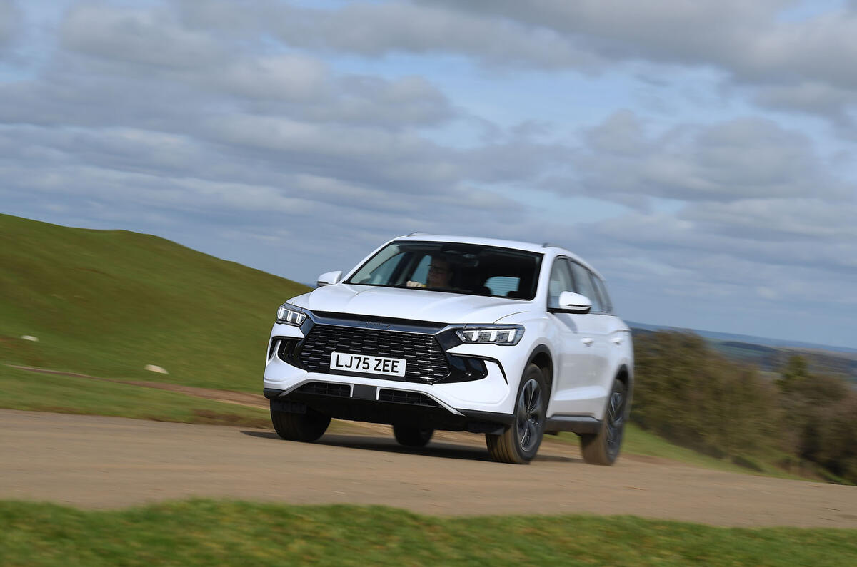 02 BYD Sealion 5 dm i autocar road test review front driving