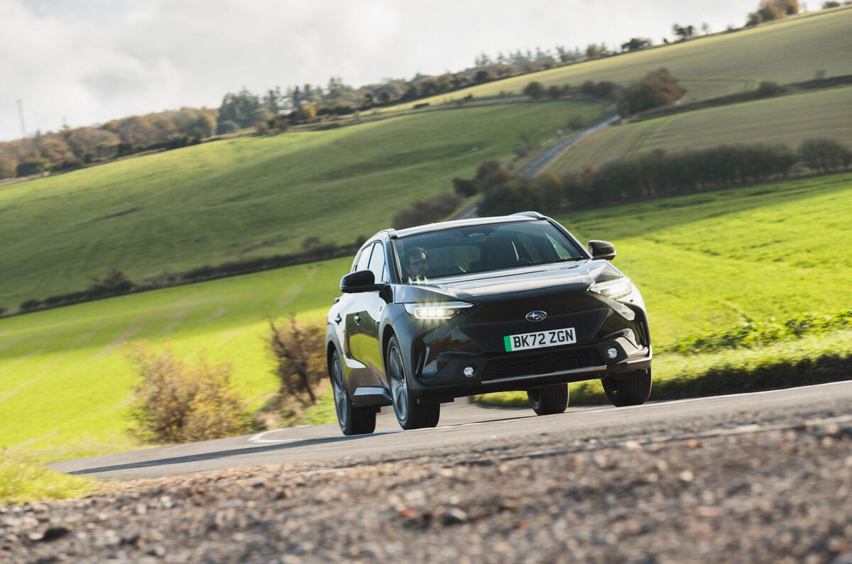 02 Subaru Solterra RT 2023 front driving