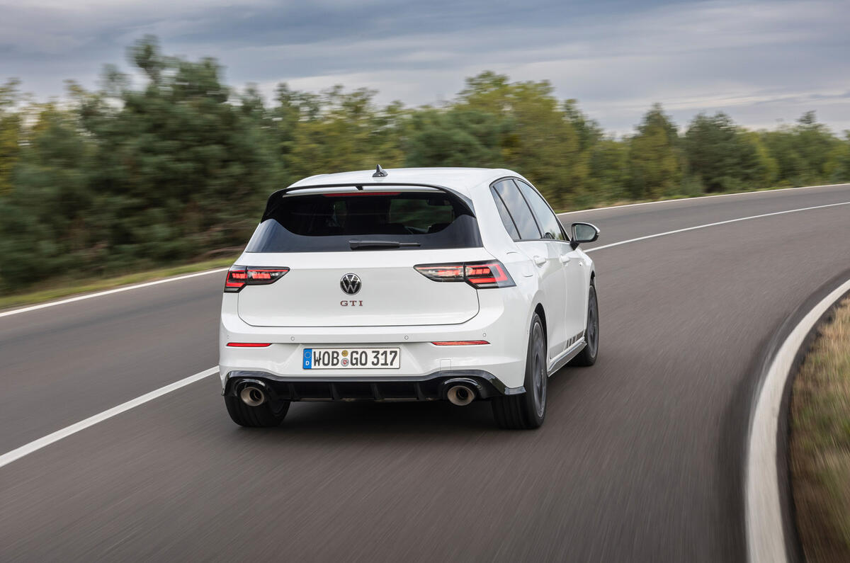 02 VW Golf GTI Clubsport 2024 review rear driving