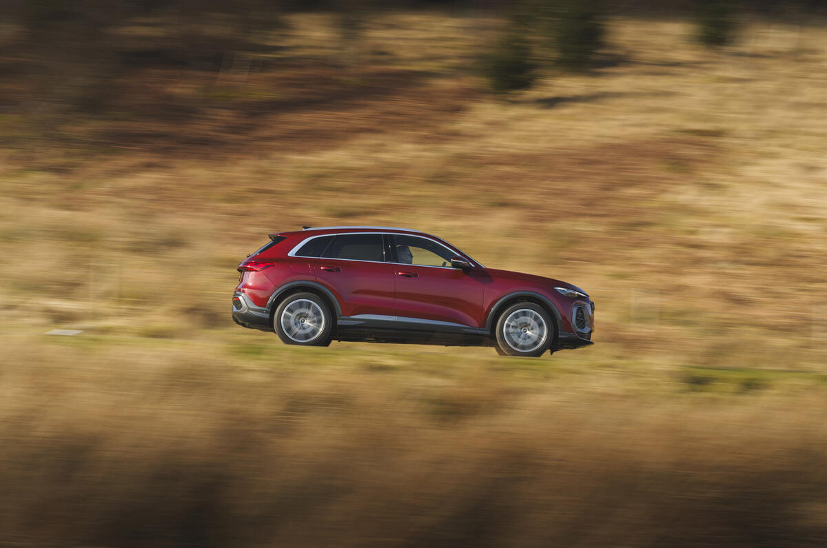 03 Audi Q5 2025 Autocar road test review side driving