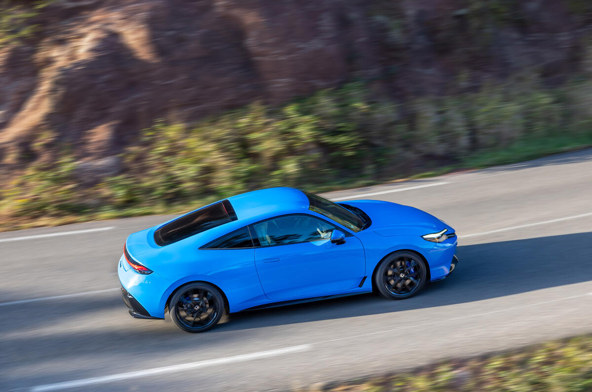 03 Honda Prelude 2025 Autocar review side driving