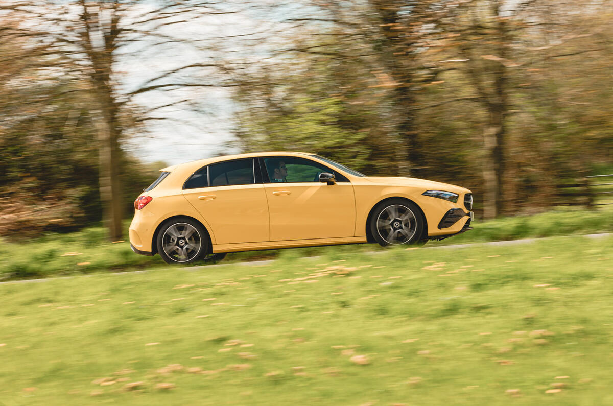 Mercedes Benz A Class RT side driving