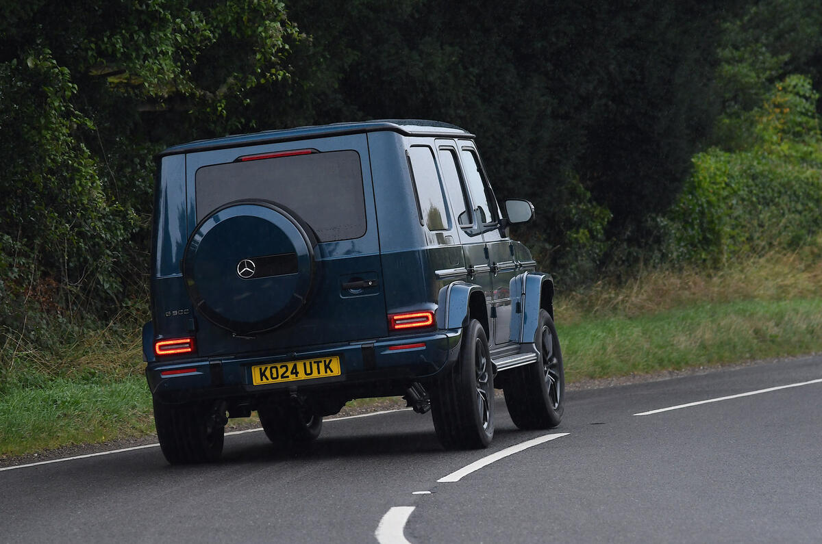 03 Mercedes G500 G Wagen 2024 review rear cornering