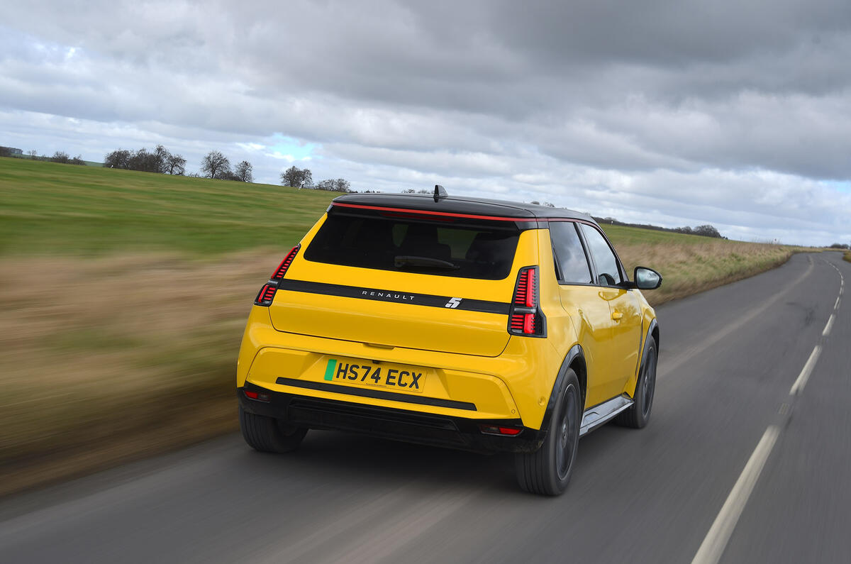 03 Renault 5 2025 road test review rear driving