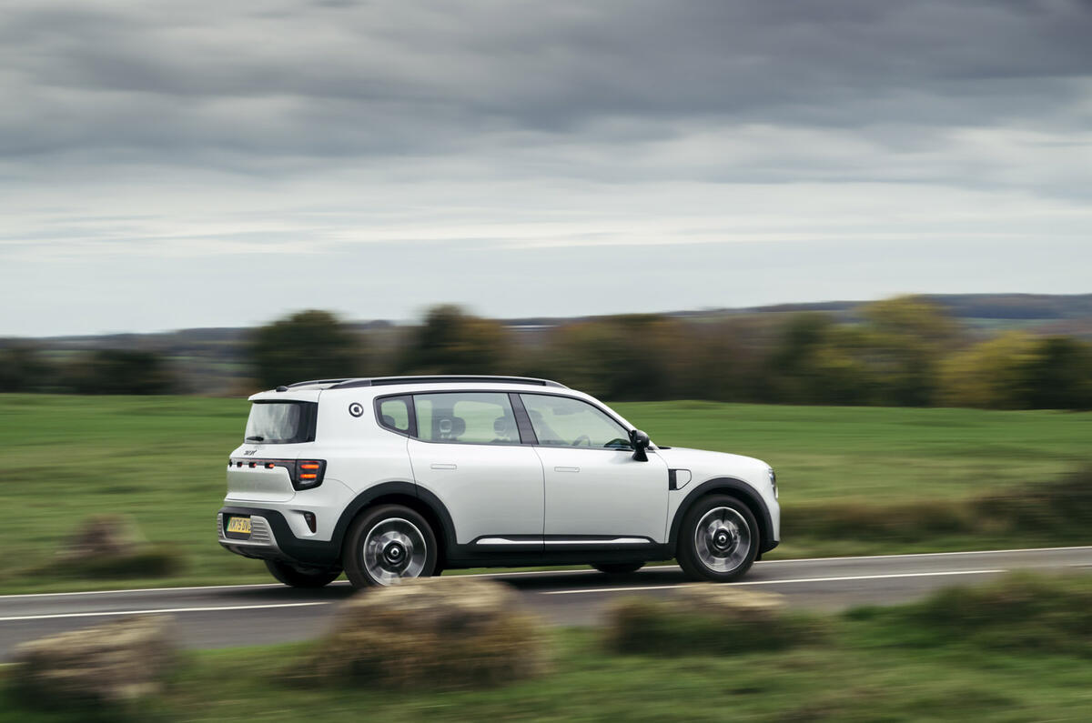 03 Smart hashtag 5 2025 Autocar review side driving