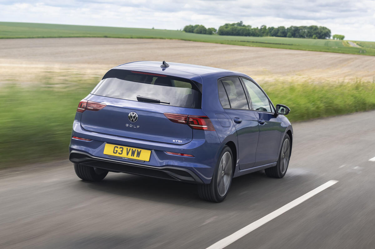 03 Volkswagen Golf Mk85 2024 review hatch rear driving
