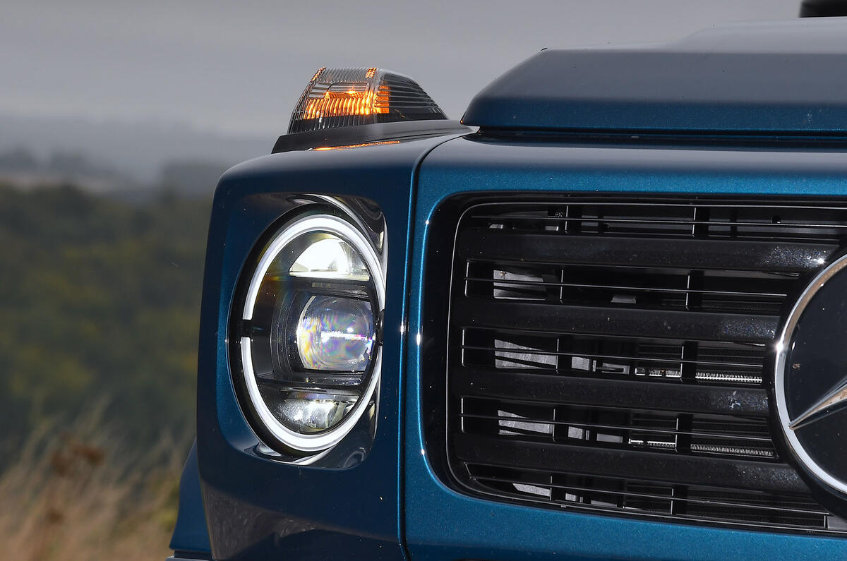 04 Mercedes G500 G Wagen 2024 review headlight and indicator