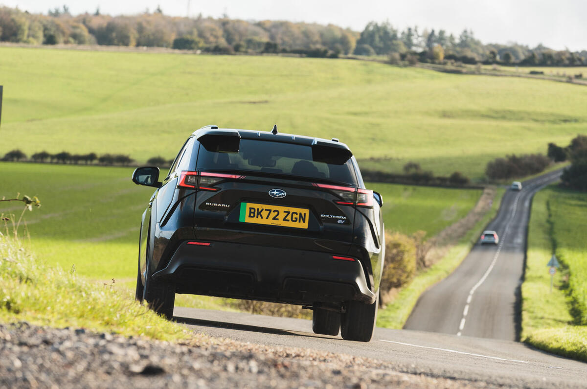 04 Subaru Solterra RT 2023 rear corner
