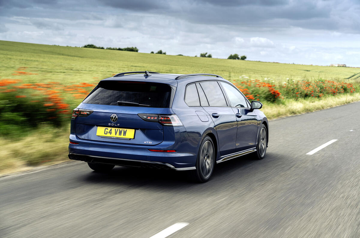 04 Volkswagen Golf Mk85 2024 review estate rear driving