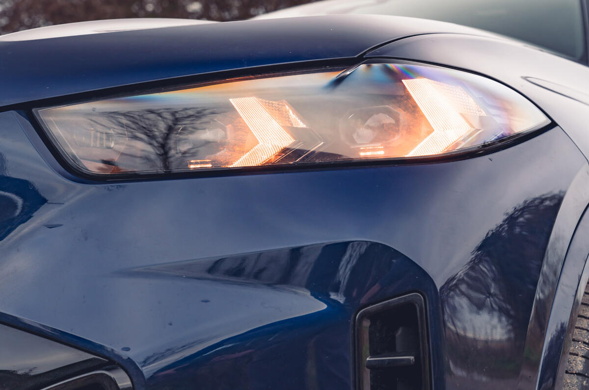 05 BMW X5 xDrive50e review 2024 headlight