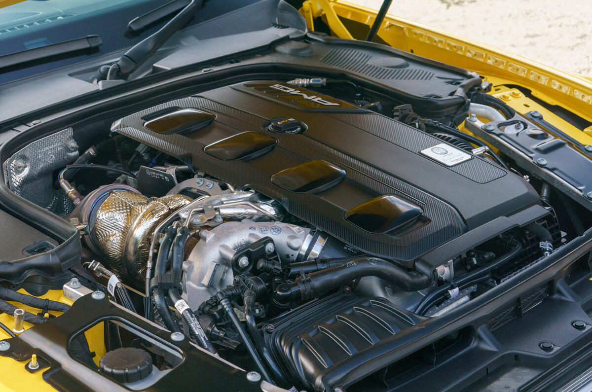 05 Mercedes AMG SL 43 FD 2023 engine 05 Mercedes AMG SL 43 FD 2023 engine