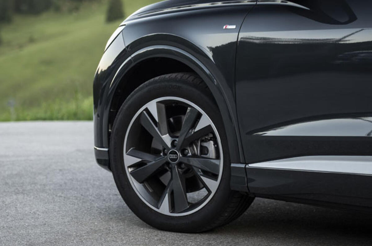 05b Audi Q4 E tron review wheel