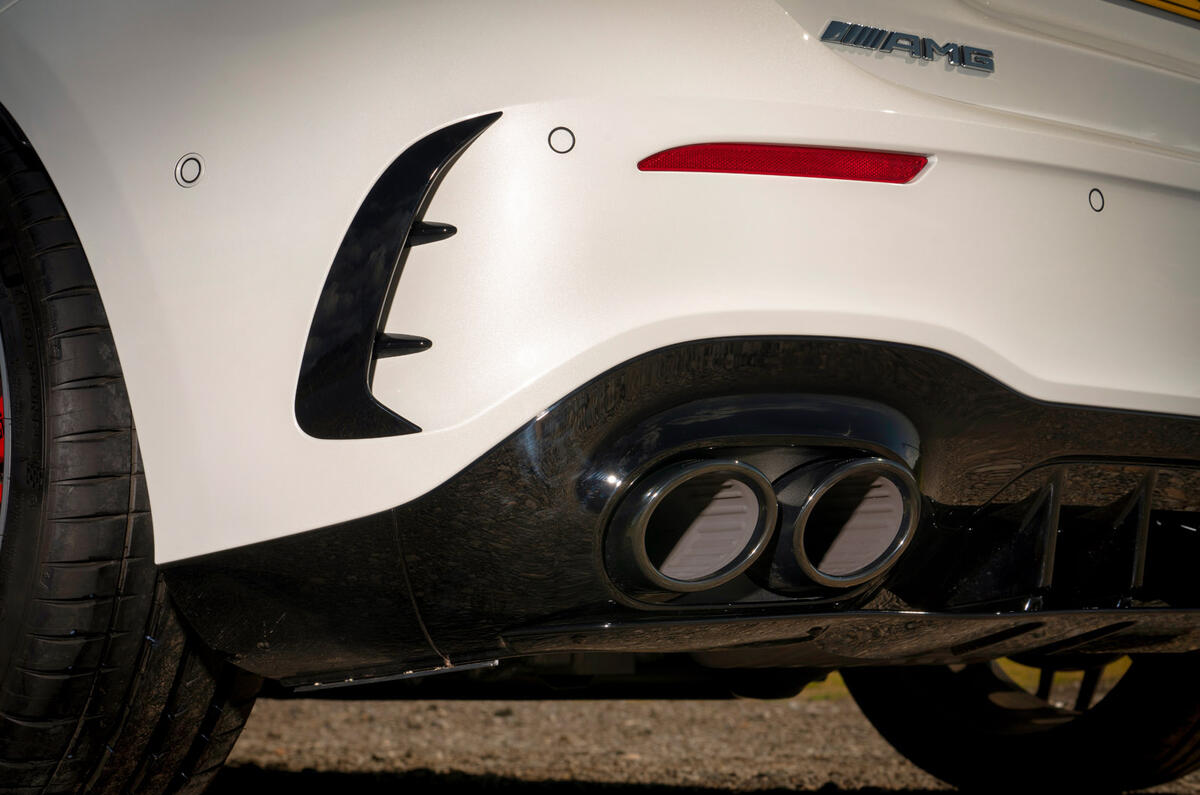 06 Mercedes AMG A45 S RT 2023 exhaust