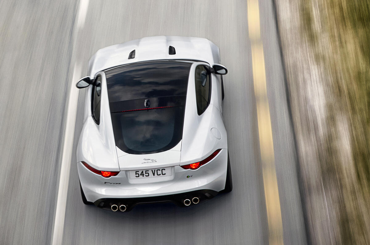 Jaguar F-type coupe revealed