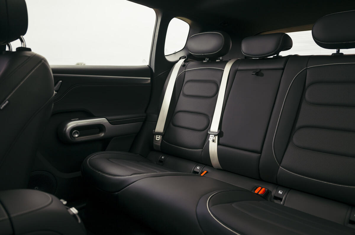 08 Smart hashtag 5 2025 Autocar review rear seats