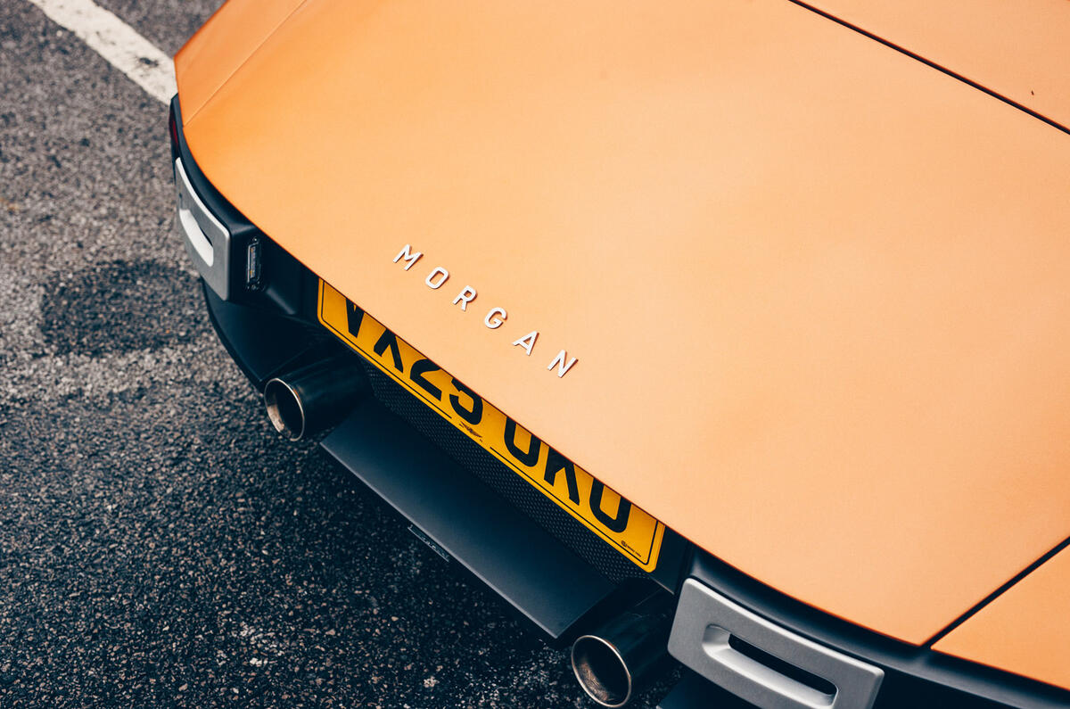 09 Morgan Supersport 2025 Autocar road test review Badge