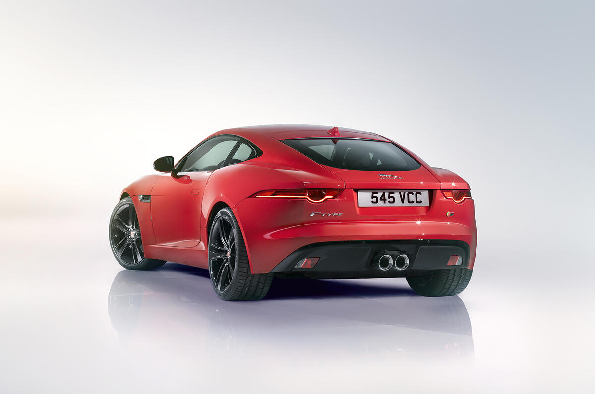 Jaguar F-type coupe revealed