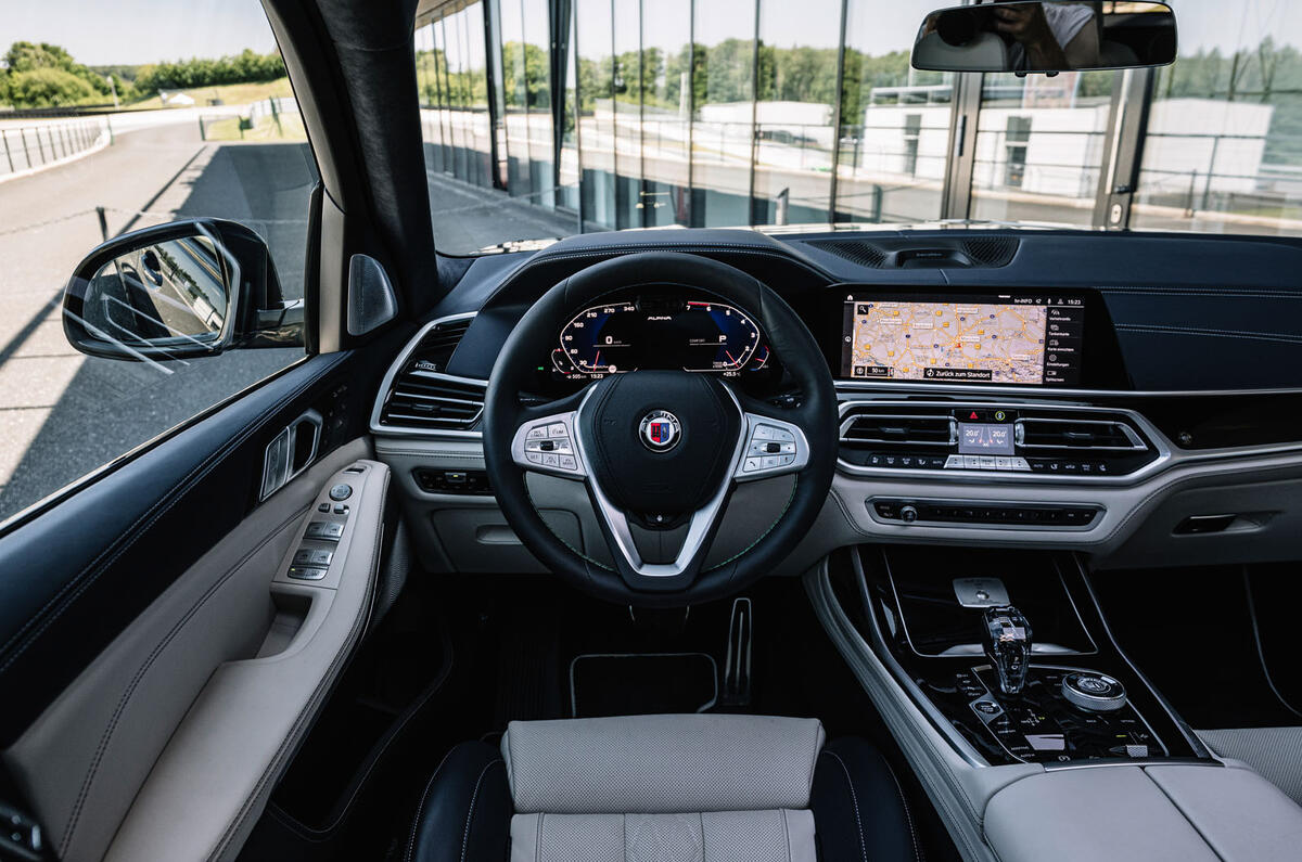 Alpina XB7 2020 road test review - dashboard