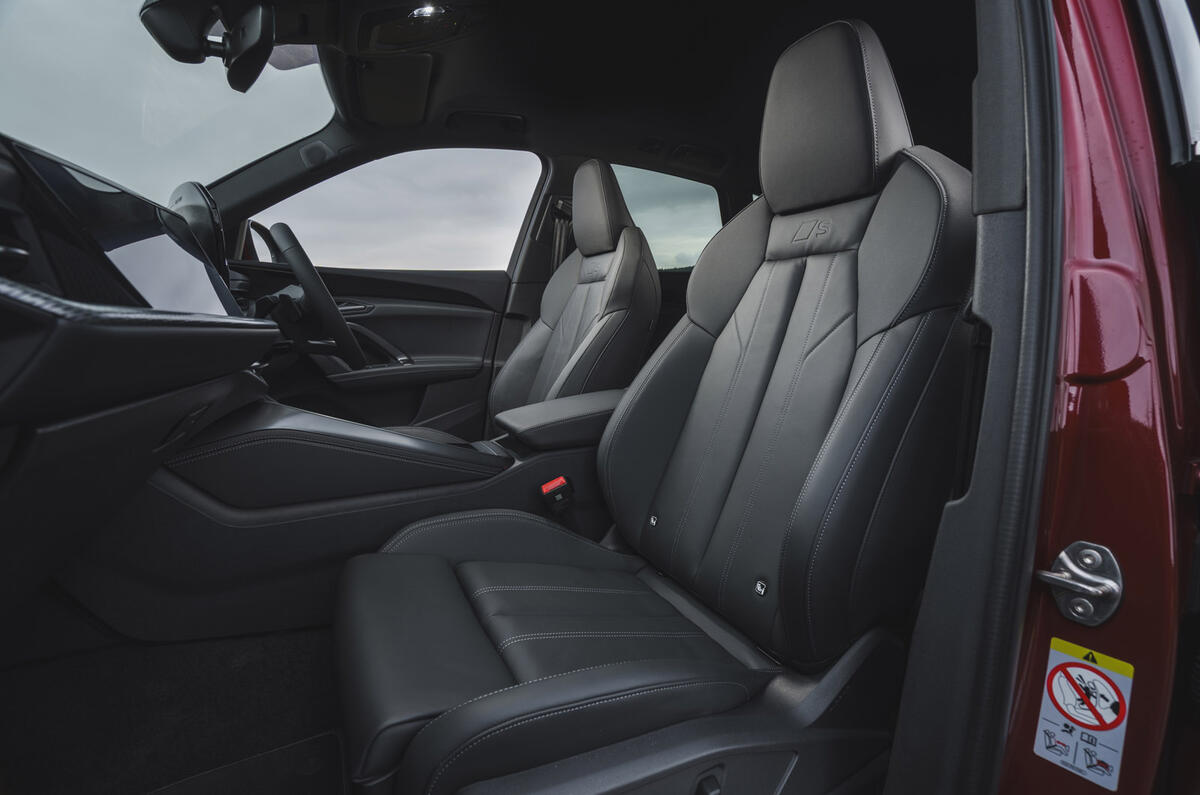 10 Audi Q5 2025 Autocar road test review front seats