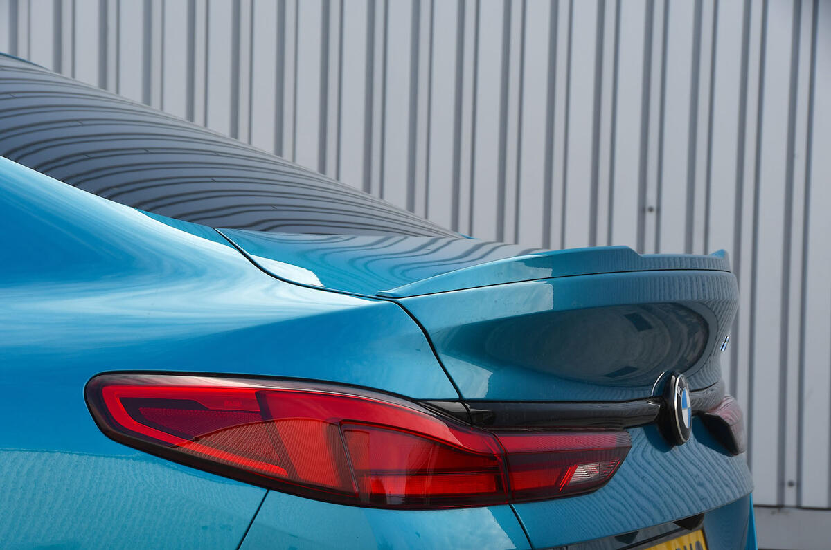 BMW 2 Series Gran Coupe 2020 road test review - spoiler