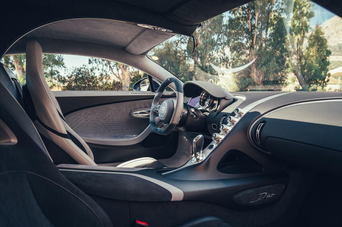 Bugatti Divo 2020 road test review - cabin