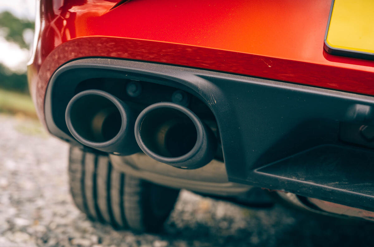 10 Cupra Leon Estate 2021 road test review exhausts 10 Cupra Leon Estate 2021 road test review exhausts