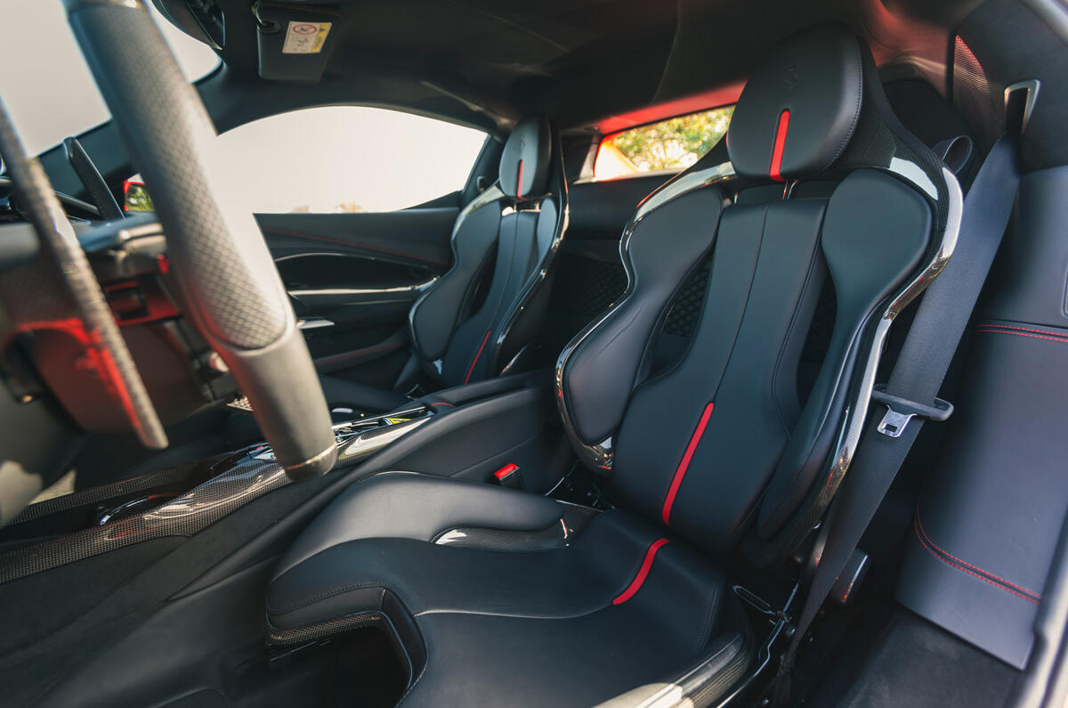 10 Ferrari 296 GTB RT 2023 front seats 10 Ferrari 296 GTB RT 2023 front seats
