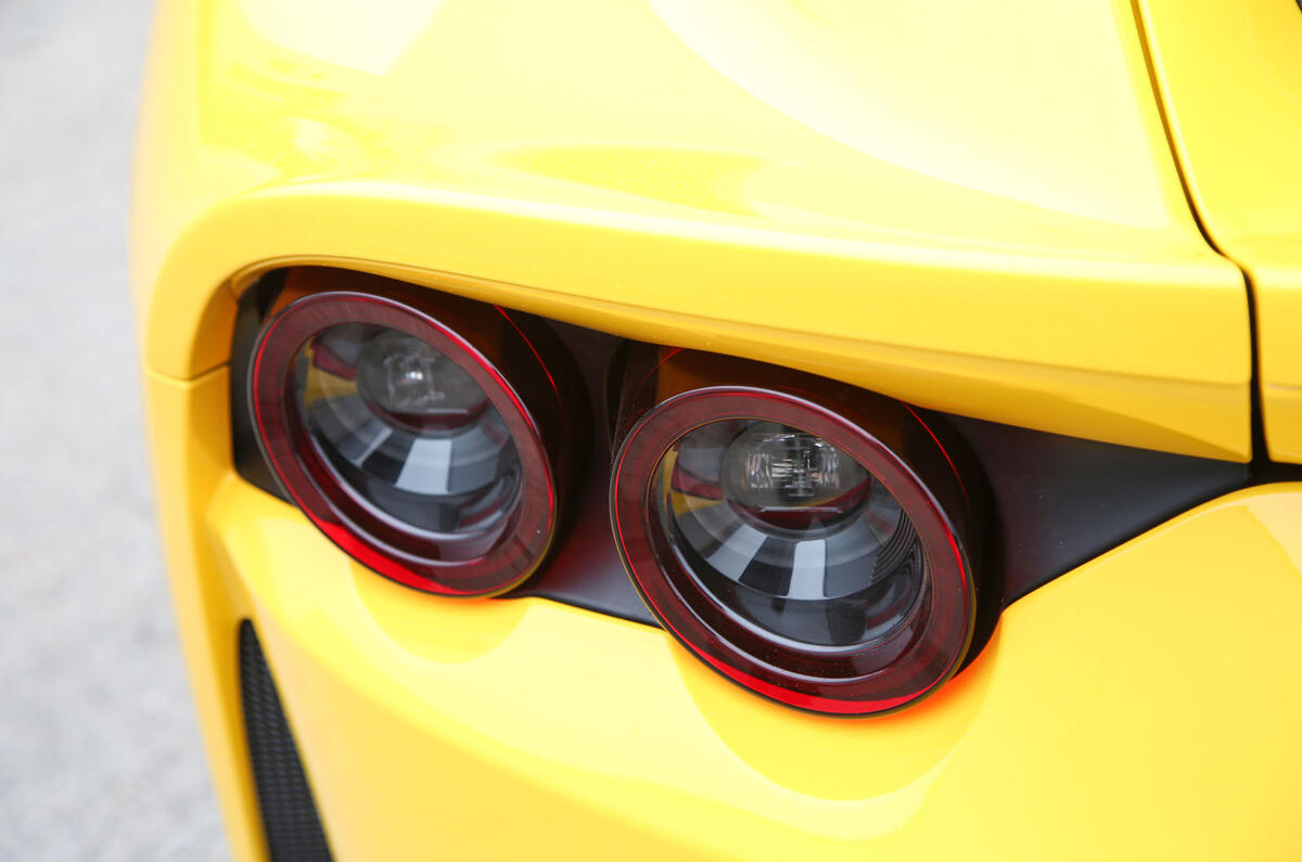 Ferrari 812 Superfast 2018 road test review rear lights