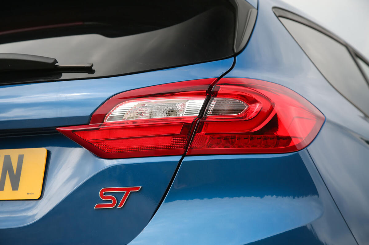 Ford Fiesta ST 2018 road test review rear lights