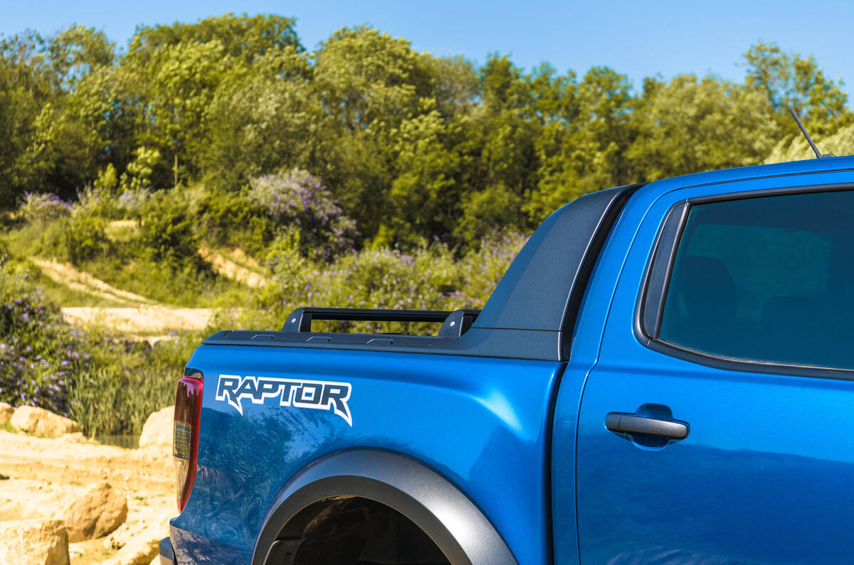 Ford Ranger Raptor 2019 road test review - truck bed