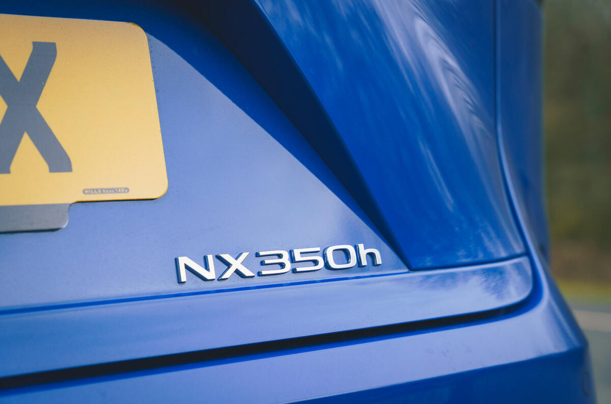 10 Lexus NX 2022 road test review rear badge