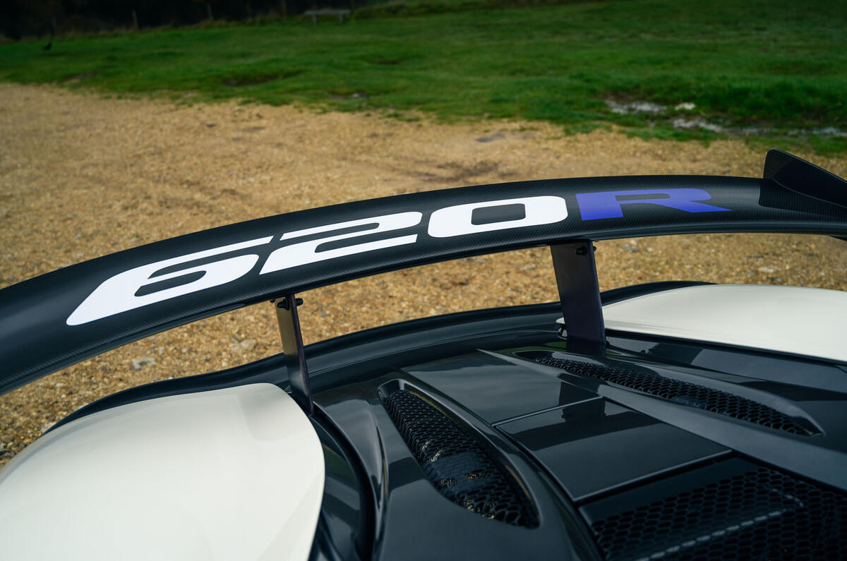 10 McLaren 620R 2021 road test review spoiler