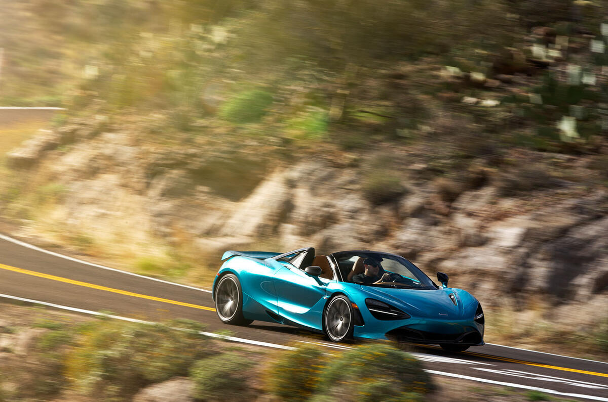 McLaren 720S Spider 2019 road test review - on the road front