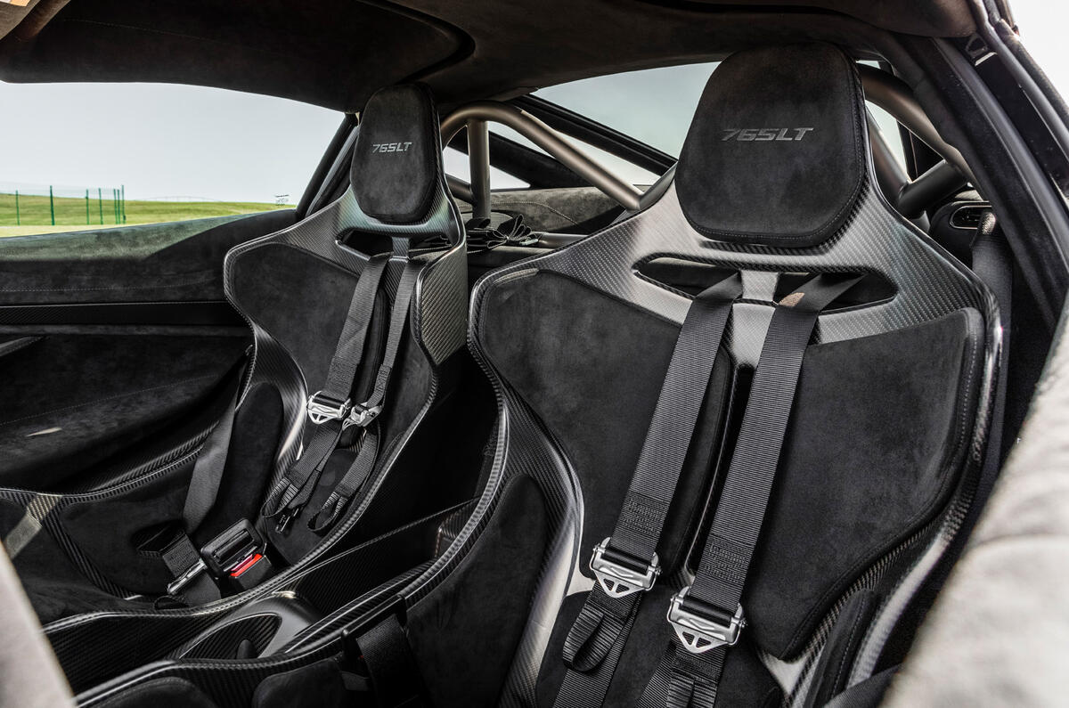McLaren 765LT 2020 road test review - cabin