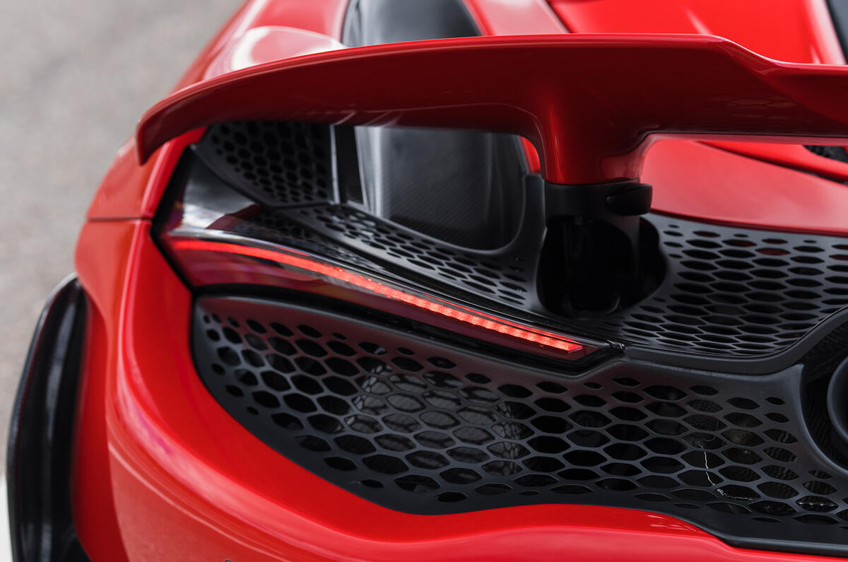 10 McLaren 765LT spider 2021 first drive review rear lights