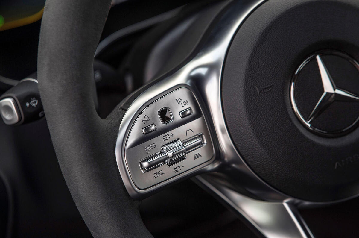 Mercedes-AMG C43 Coupe 2018 road test review steering wheel controls