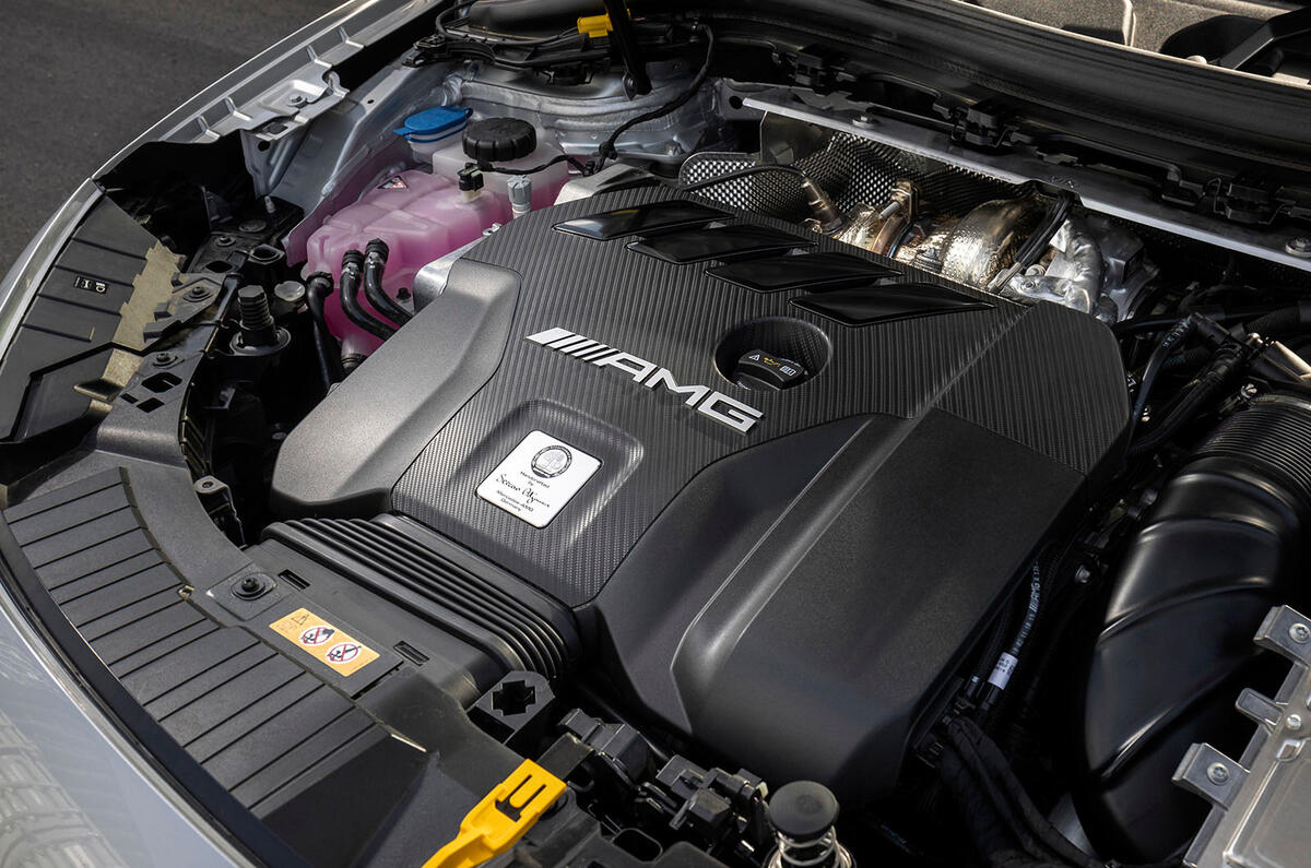 Mercedes-AMG GLA 45 S Plus 2020 road test review - engine Mercedes-AMG GLA 45 S Plus 2020 road test review - engine
