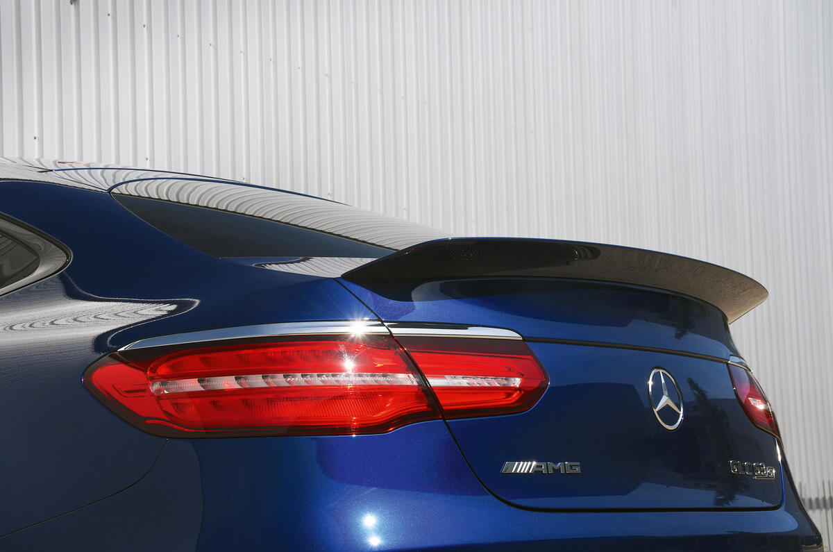 Mercedes-AMG GLC 63 S road test review spoiler