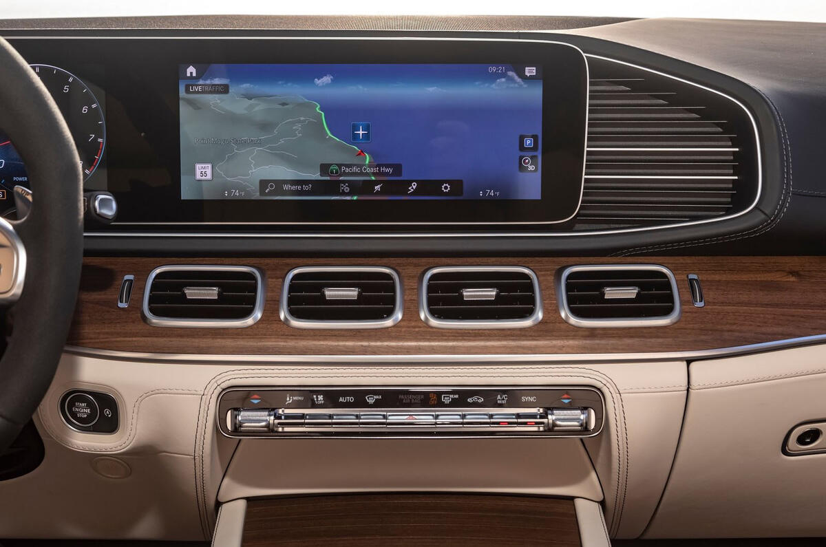 Mercedes-AMG GLS 63 2020 road test review - infotainment Mercedes-AMG GLS 63 2020 road test review - infotainment