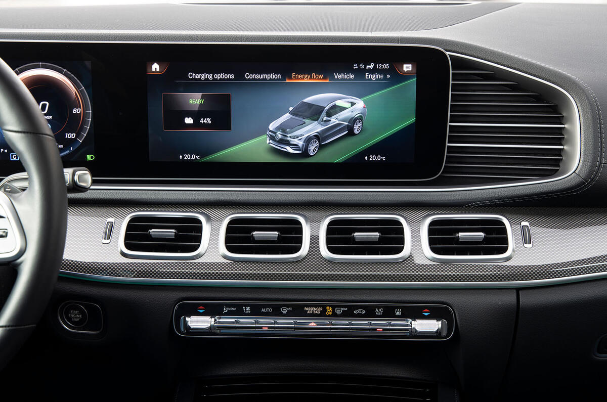 Mercedes-Benz GLE Coupe 2020 road test review - infotainment