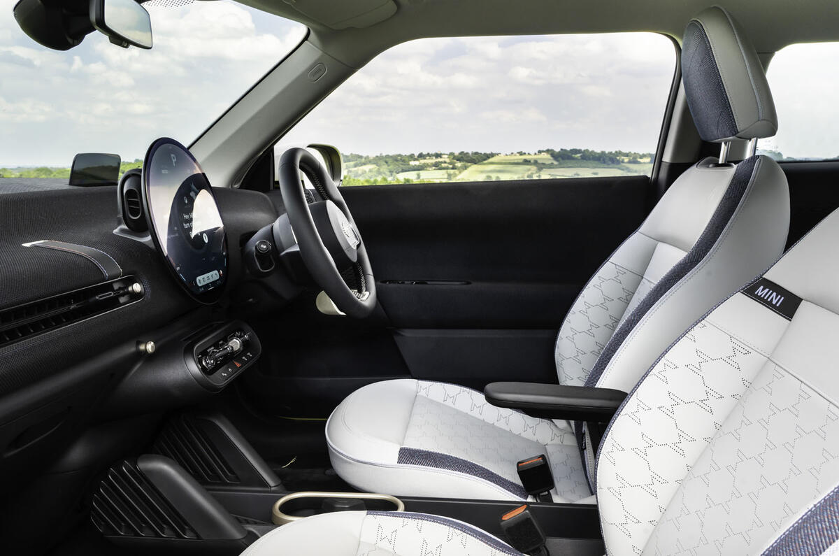 10 Mini Cooper E Electric 2024 review front seats