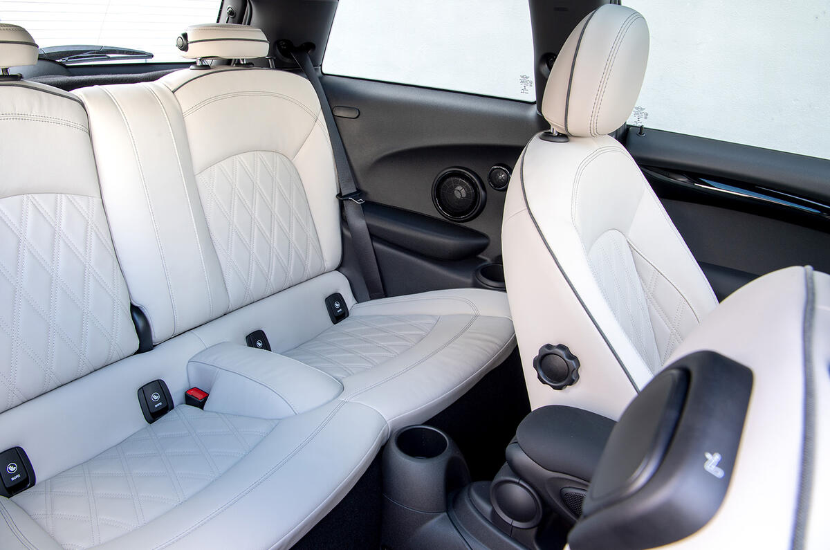 Mini Electric 2020 road test review - rear seats Mini Electric 2020 road test review - rear seats