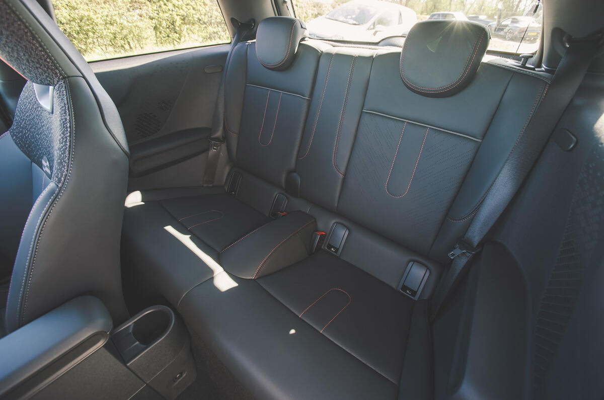 10 Mini John Cooper Works 2025 Autocar road test review rear seats